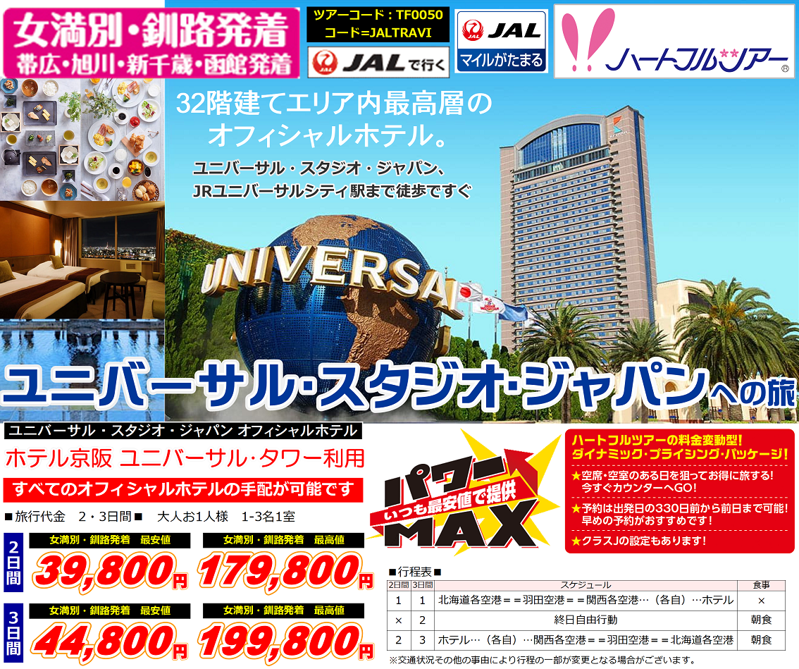 パワーＭＡＸ ユニバーサル・スタジオ・ジャパンへの旅