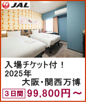 大阪・関西万博入場チケット付！2025年大阪・関西万博 3日間